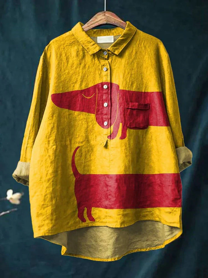 ჩარლი | ტ-შერტი ძაღლის ნახატით