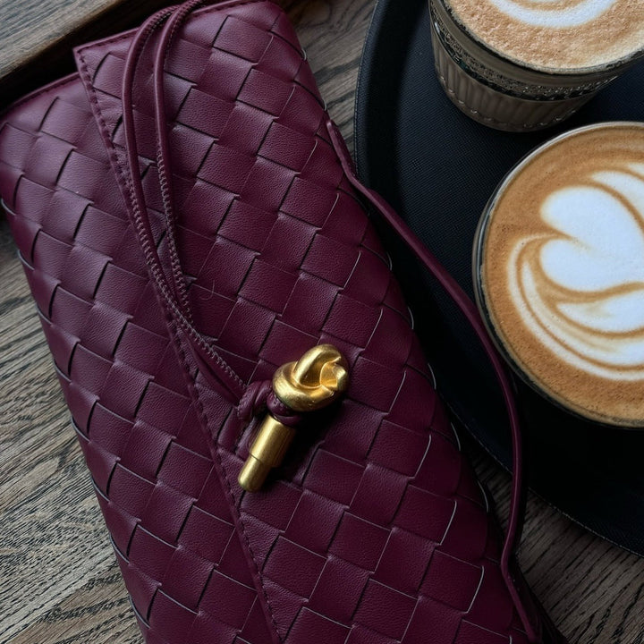 Chloé™ ნაქსოვი მხრის ჩანთა