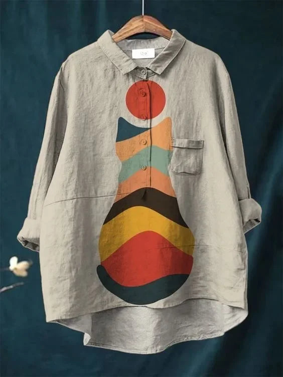 ურულუ | მაისური კატის ხელოვნებით