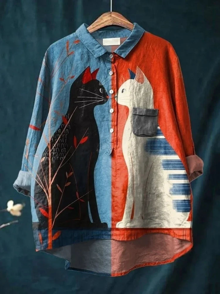 ურულუ | მაისური კატის ხელოვნებით