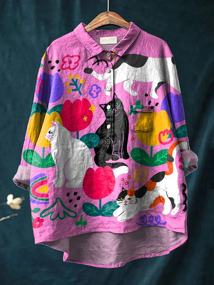 ურულუ | მაისური კატის ხელოვნებით